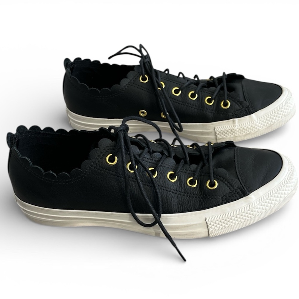 Converse Chuck Taylor All Star Low‎ Frilly Thrills Shoe Sneakers Wmns 9 Scallop
